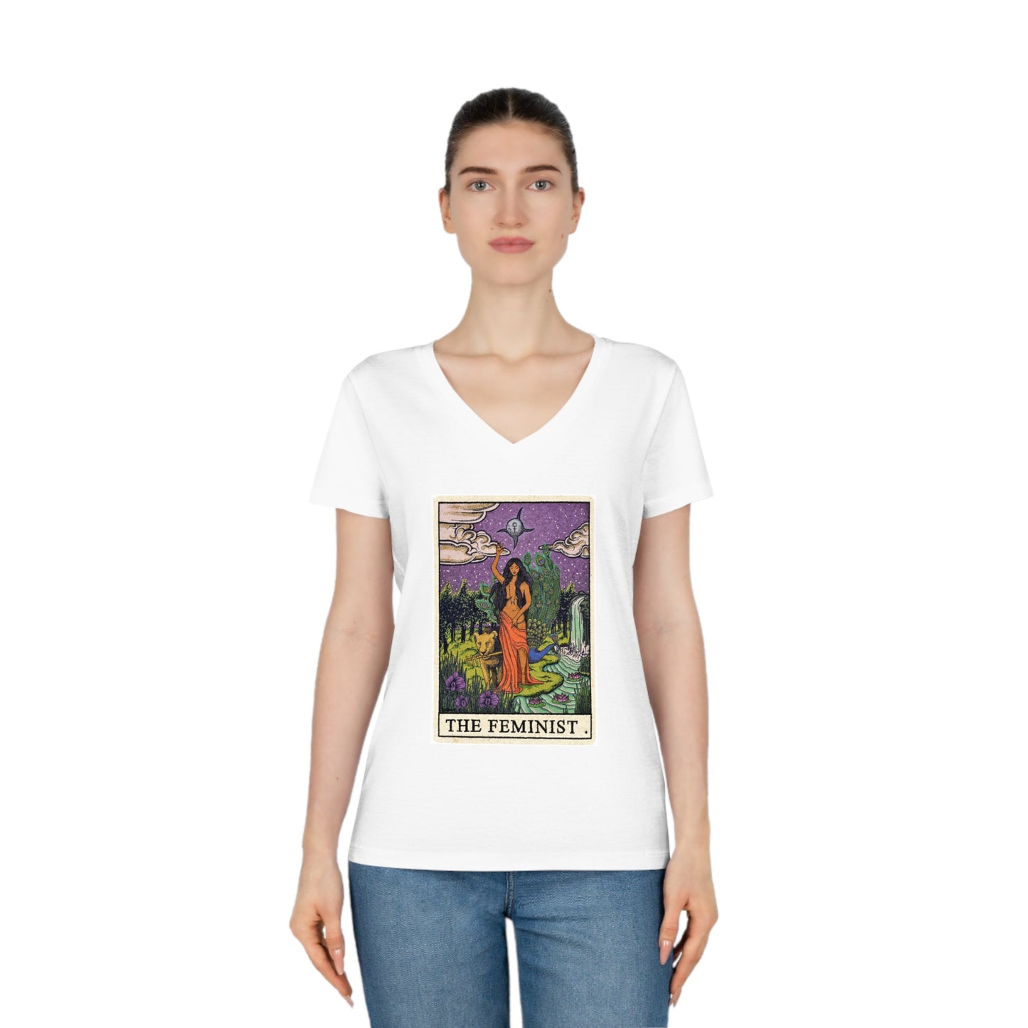 The Feminist Women's Organic V-Neck T-Shirt