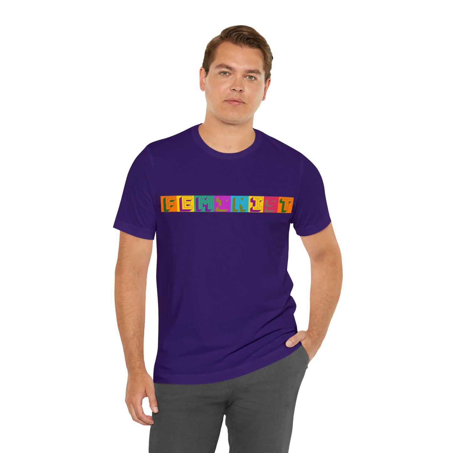 Retro Feminist Unisex Crew Neck T-Shirt  (S-3XL)