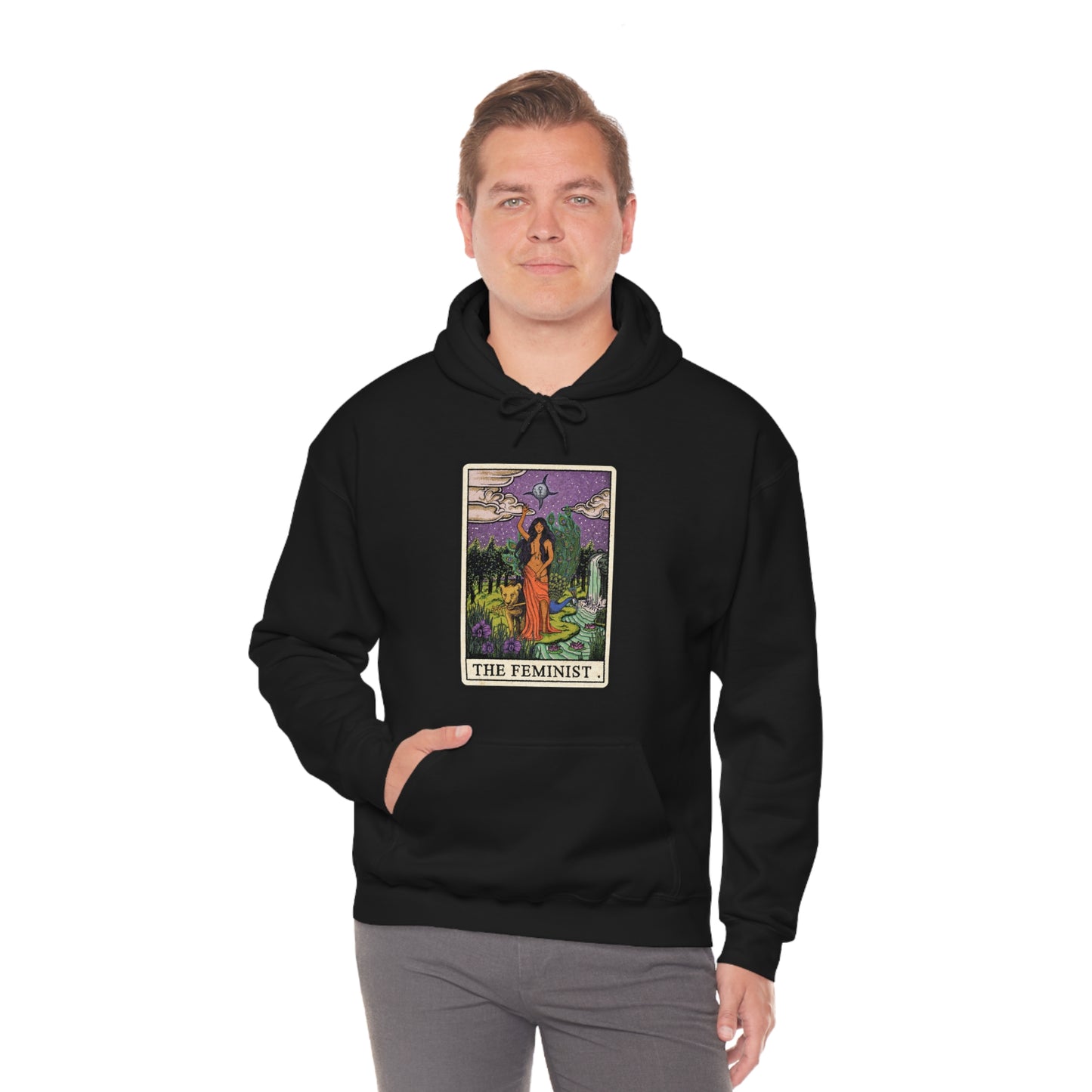 The Feminist (PG) Unisex Heavy Blend™ Hooded Sweatshirt (S-5XL)