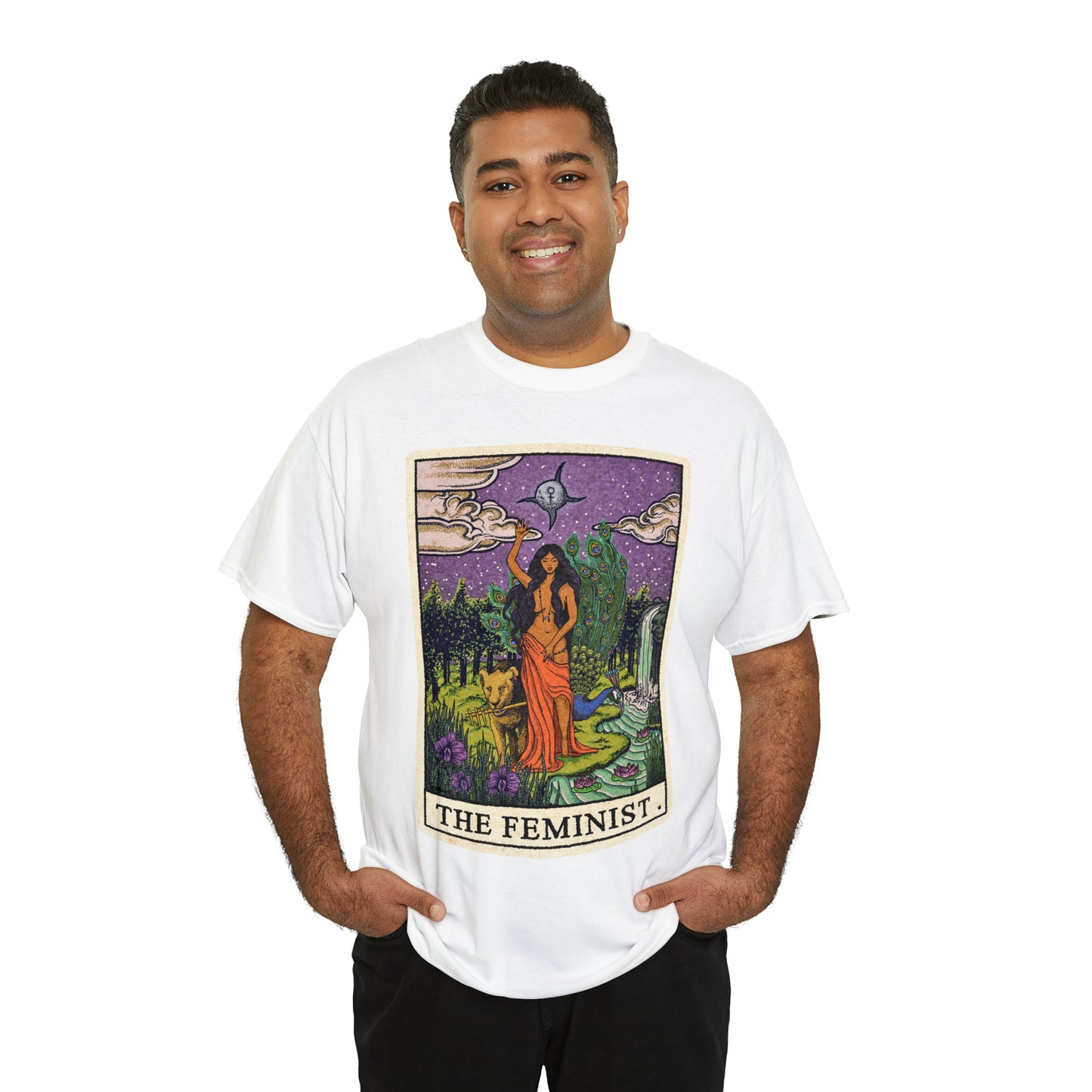The Feminist Unisex Heavy Cotton unisex T-Shirt (includes Sizes to 5XL)
