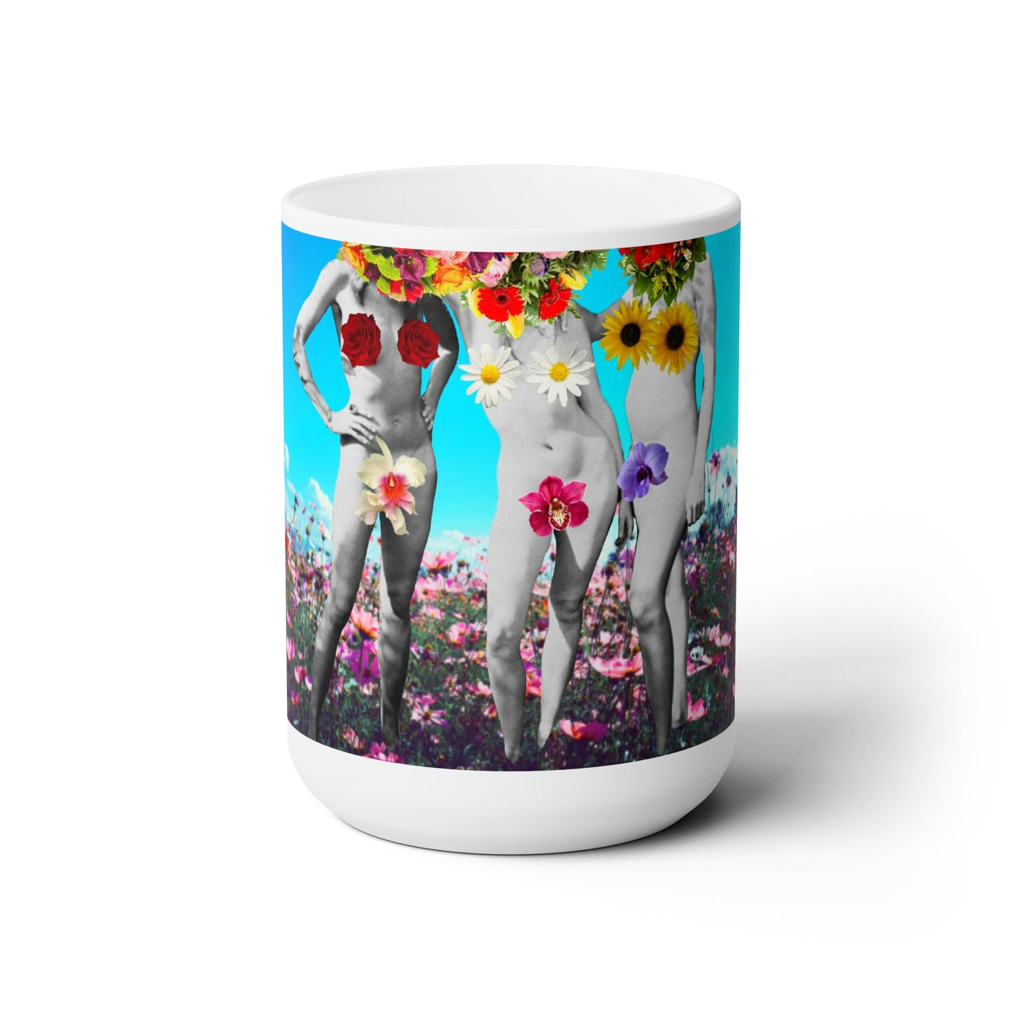 "Flower Girls" Ceramic 15oz Mug