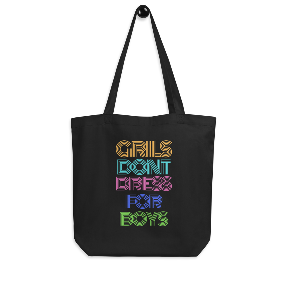 Girls Don't Feminist Themed Premium Eco Tote Bag - FeministASP