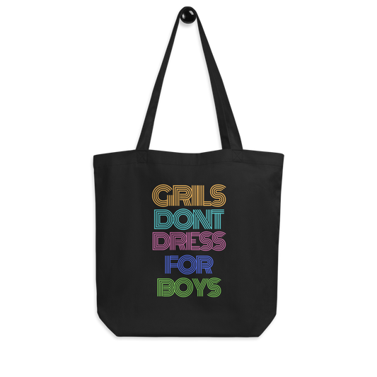 Girls Don't Feminist Themed Premium Eco Tote Bag - FeministASP