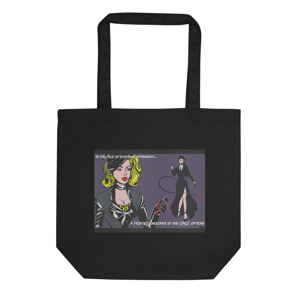 "System Takeover" Feminist Themed Premium Organic Tote Bag