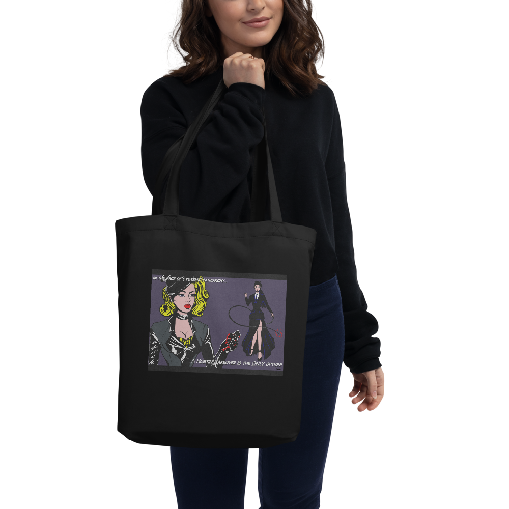 "System Takeover" Feminist Themed Premium Organic Tote Bag