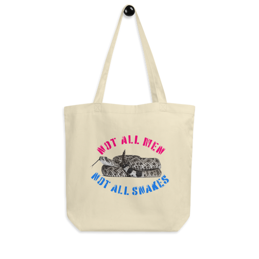 Not All Snakes Feminist Themed Premium Eco Tote Bag - FeministASP