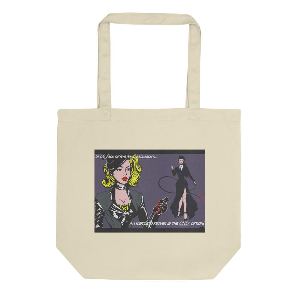 "System Takeover" Feminist Themed Premium Organic Tote Bag