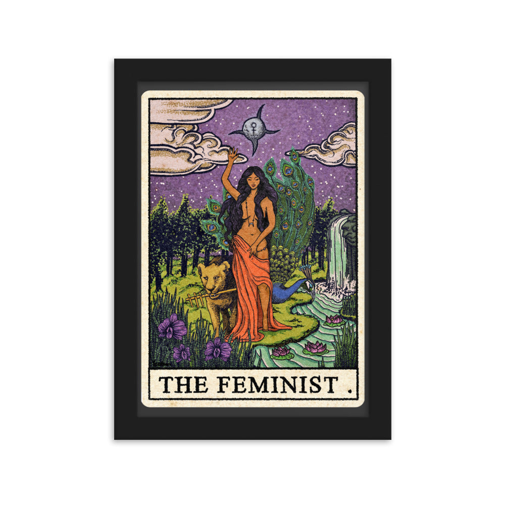"The Feminist" Framed Premium Matte Poster