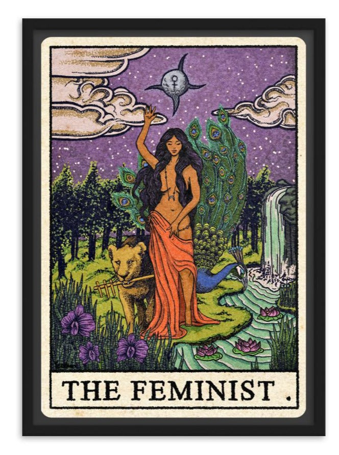 "The Feminist" Framed Premium Matte Poster