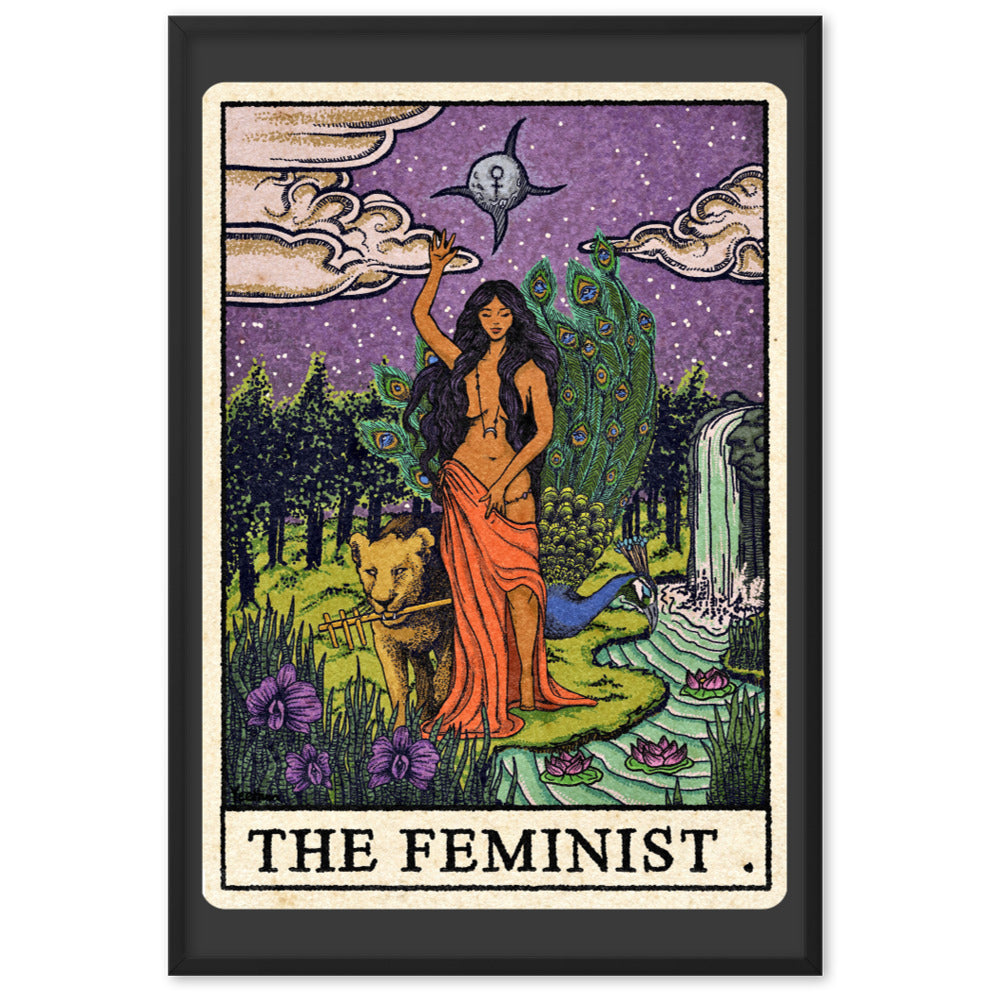"The Feminist" Framed Premium Matte Poster