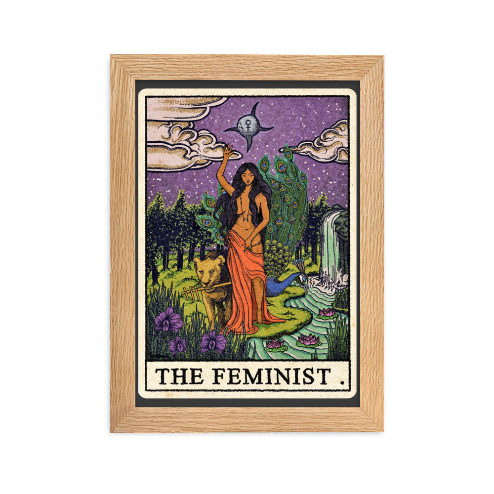"The Feminist" Framed Premium Matte Poster