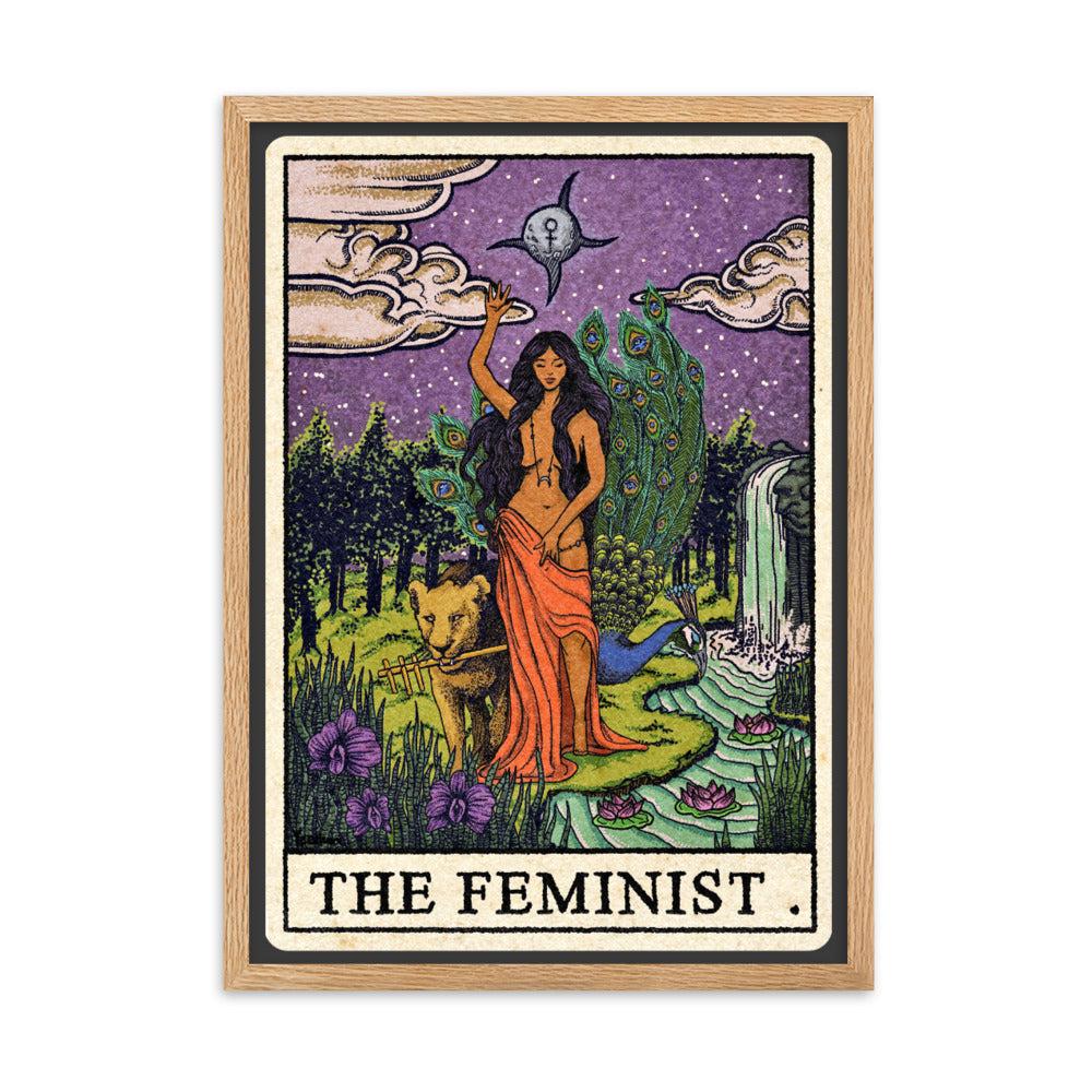 "The Feminist" Framed Premium Matte Poster