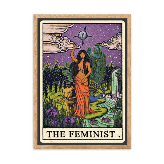 "The Feminist" Framed Premium Matte Poster