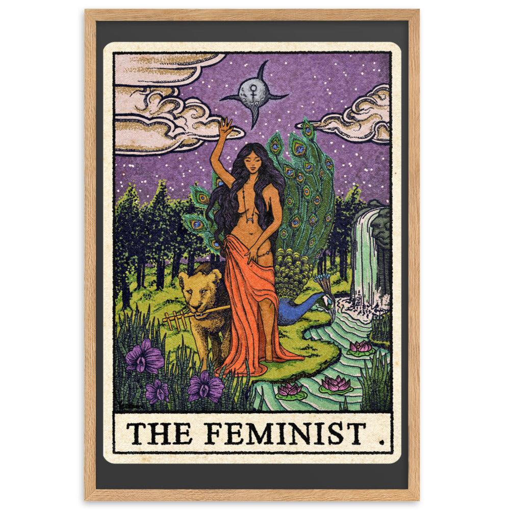 "The Feminist" Framed Premium Matte Poster