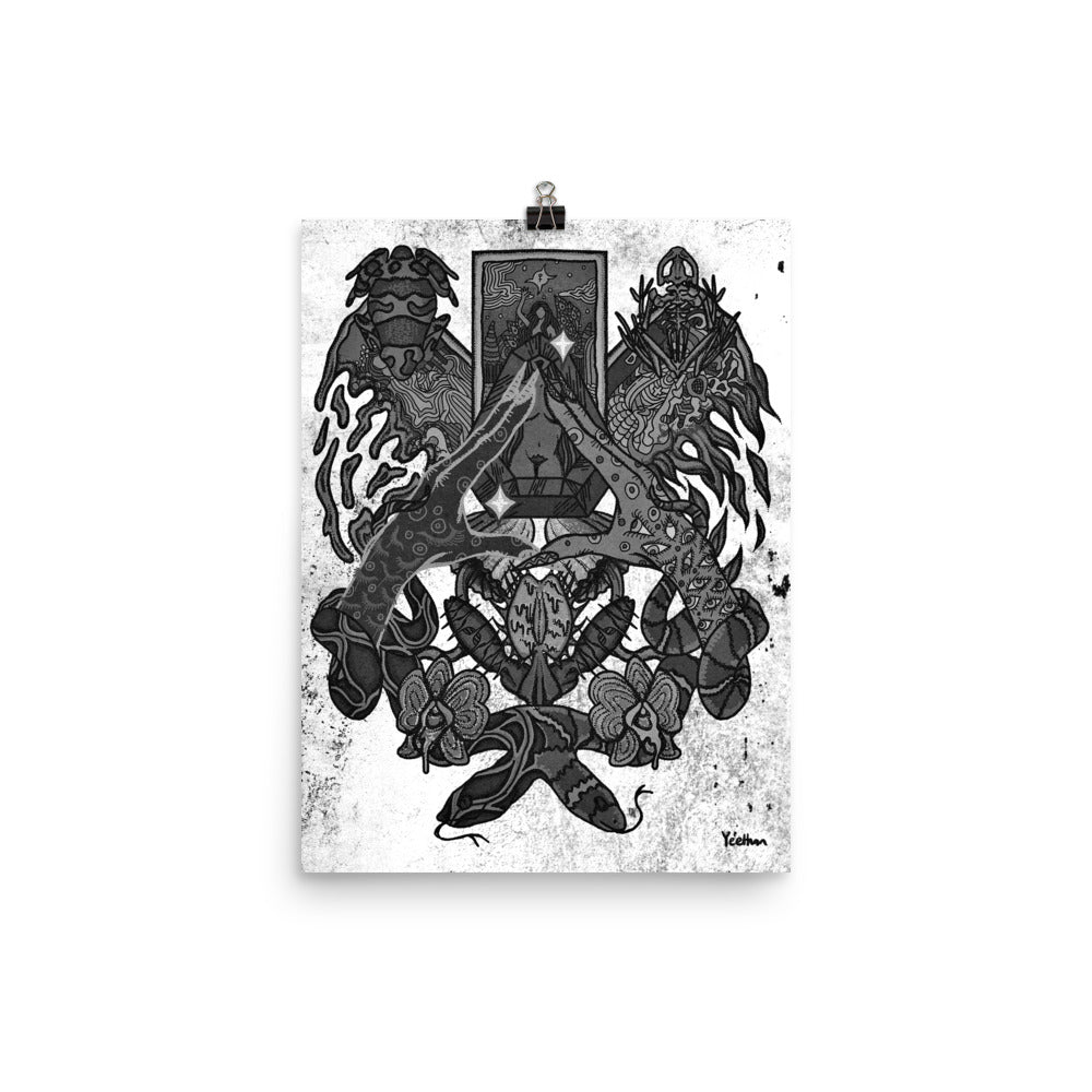 The Feminine Mystique Premium Matte B&W Poster