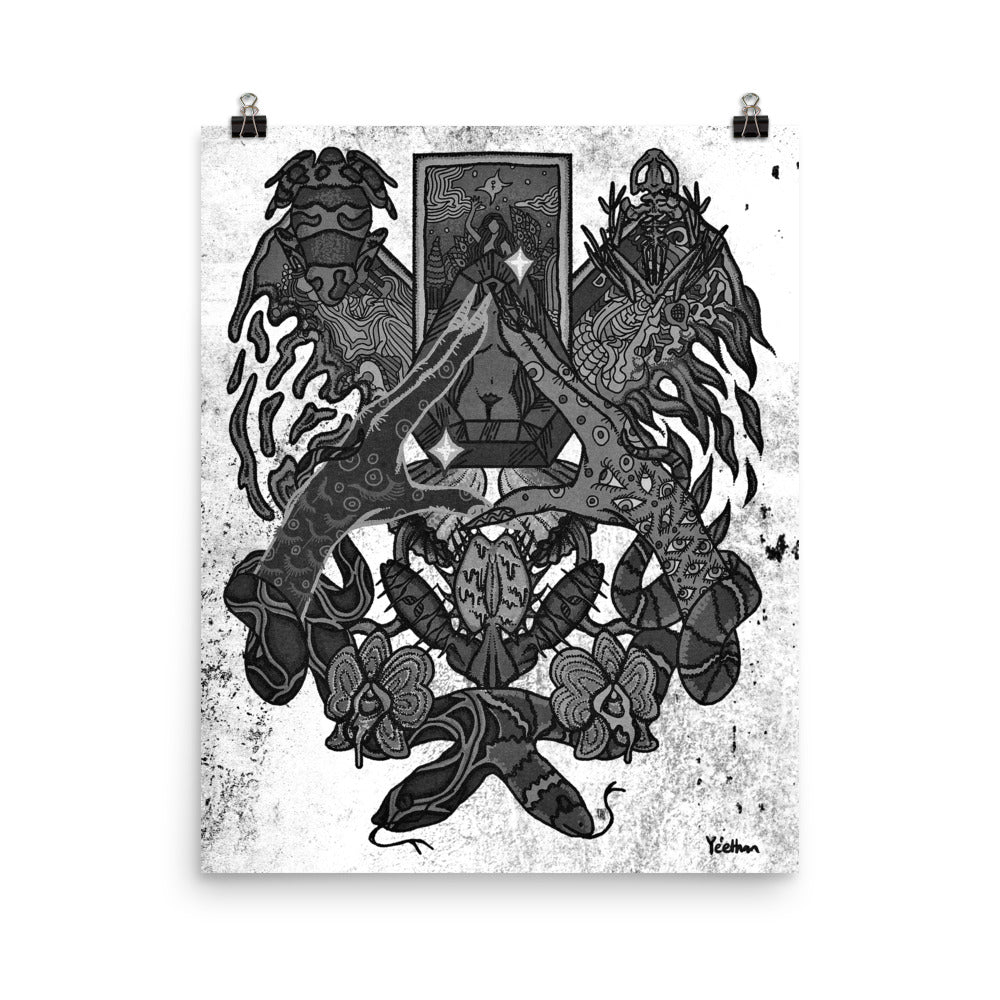 The Feminine Mystique Premium Matte B&W Poster