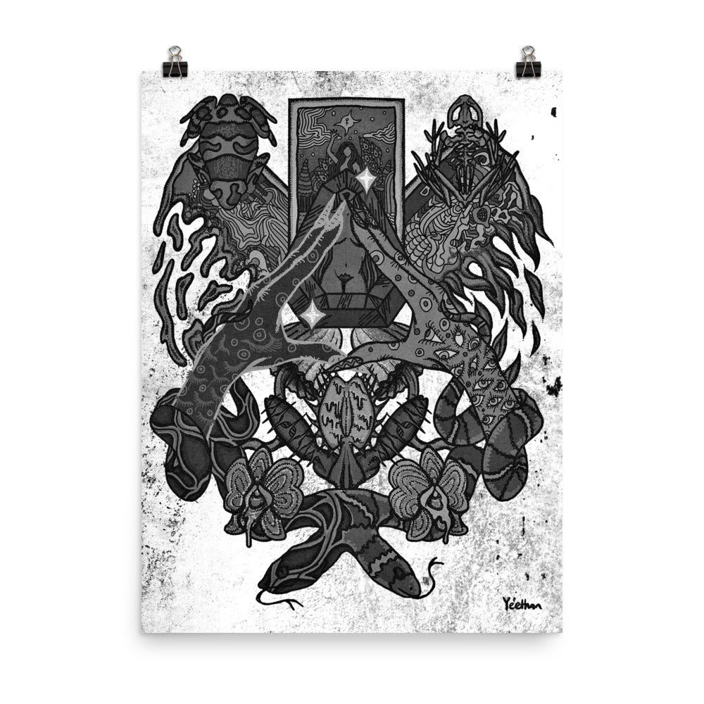 The Feminine Mystique Premium Matte B&W Poster
