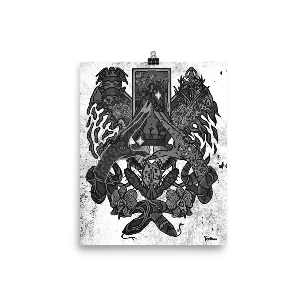 The Feminine Mystique Premium Matte B&W Poster