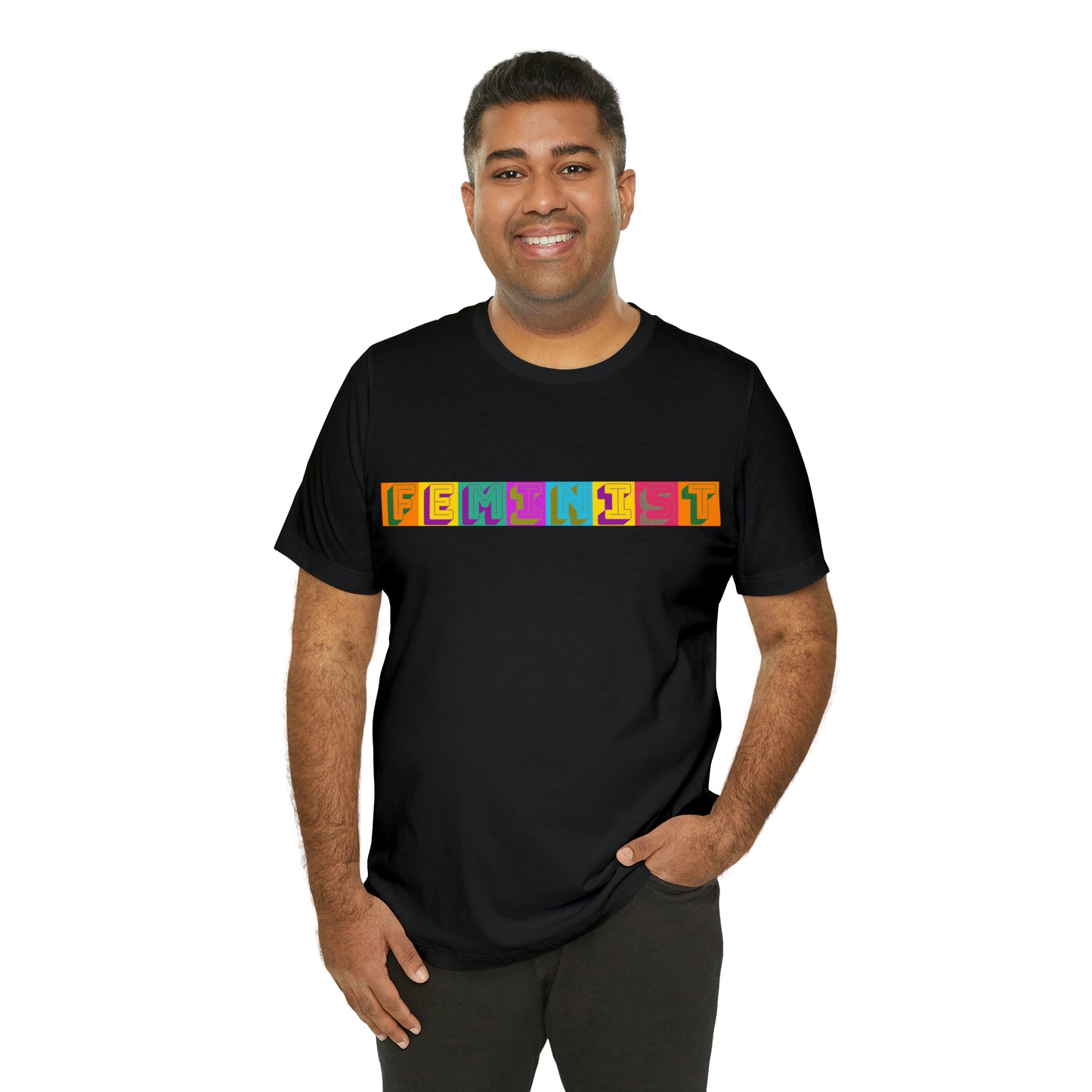 Retro Feminist Unisex Crew Neck T-Shirt  (S-3XL)