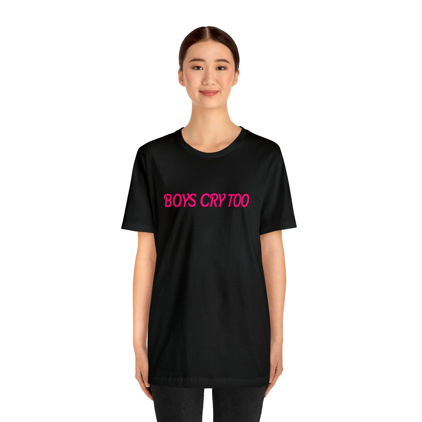 Boys Cry Too Unisex Crew Neck T-Shirt (S-3XL)