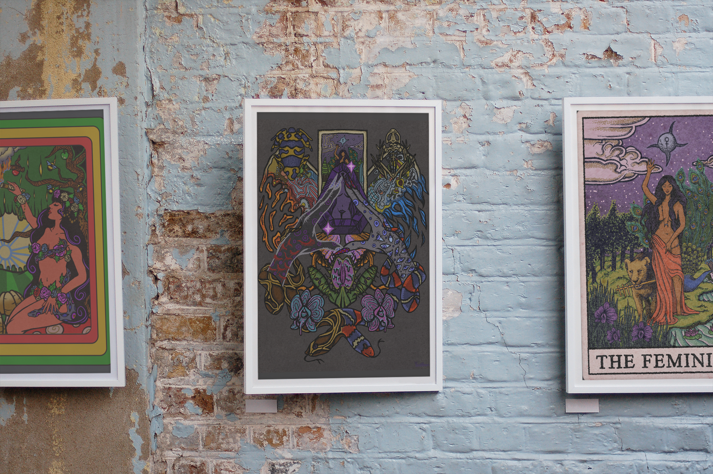 "The Feminine  Mystique" Grey Premium Matte Posters