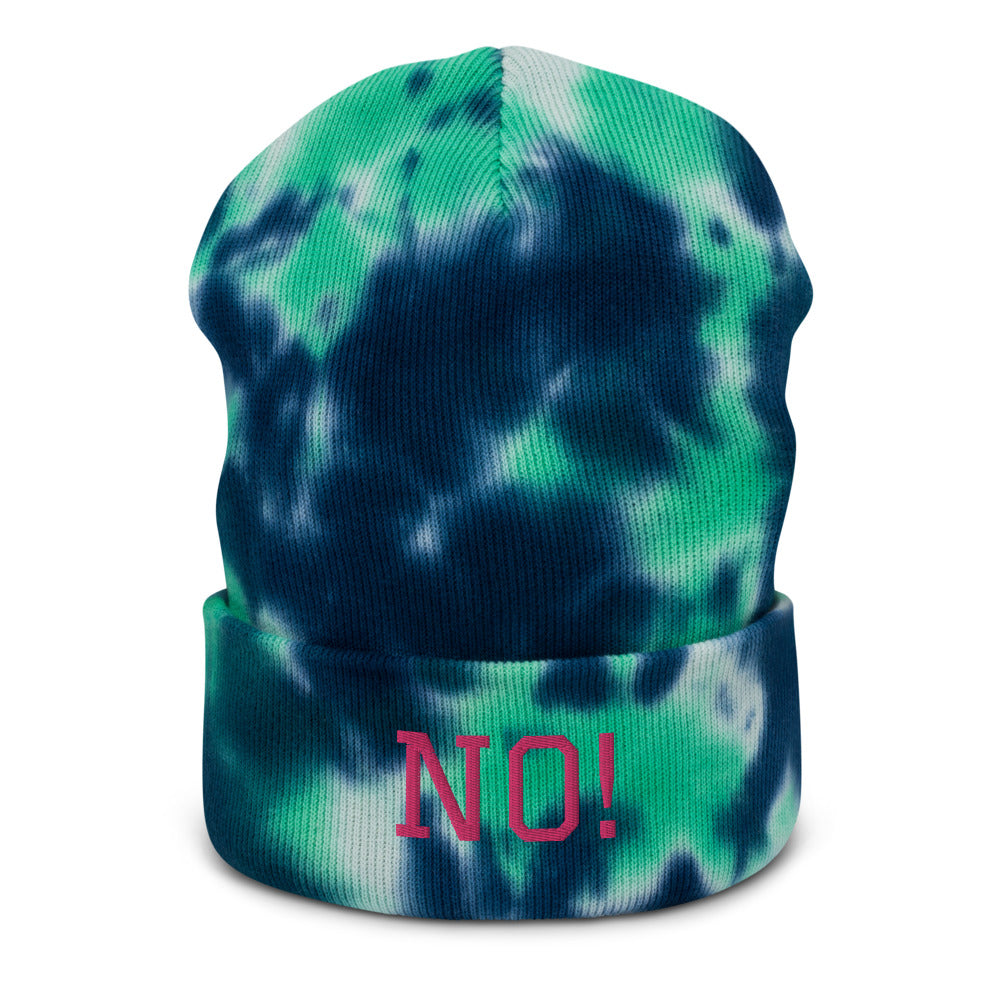 NO! Tie-dye 100% Cotton Beanie