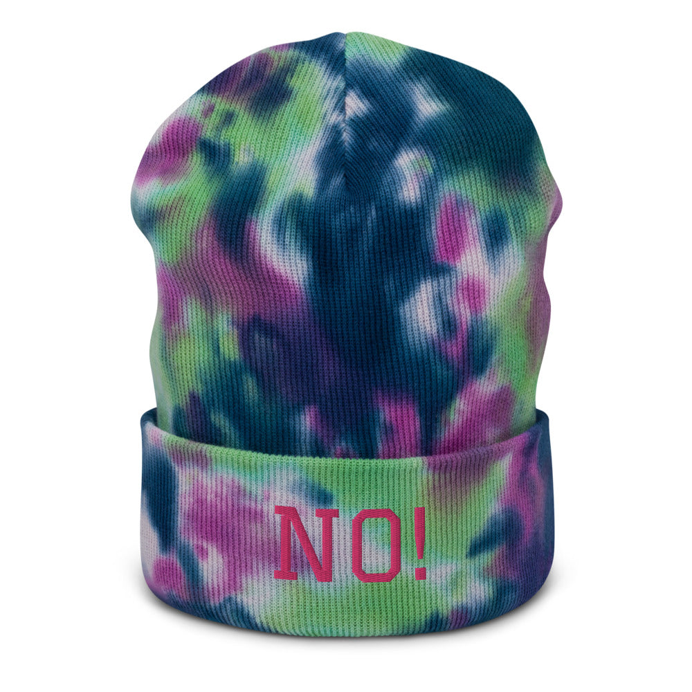 NO! Tie-dye 100% Cotton Beanie