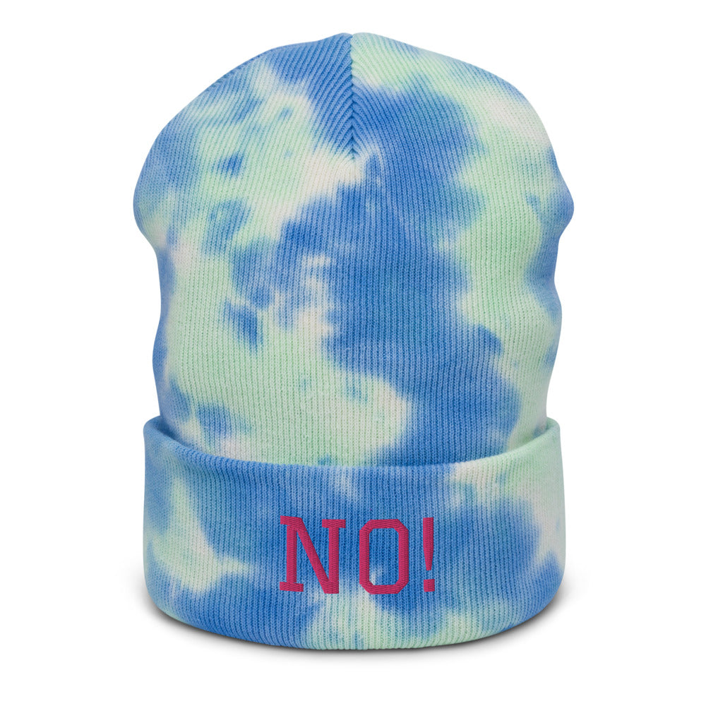 NO! Tie-dye 100% Cotton Beanie